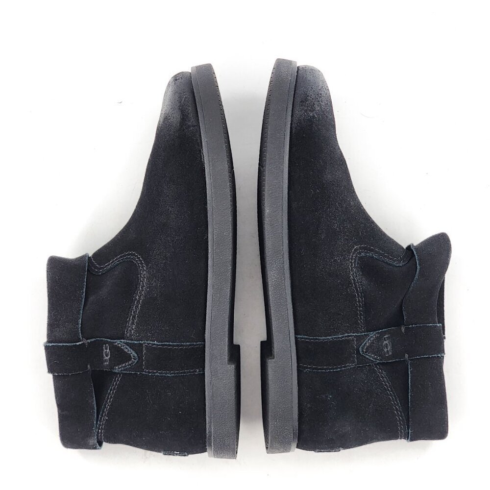 UGG Josefene Cuff Suede Ankle Booties Zip Black - Picture 7 of 10